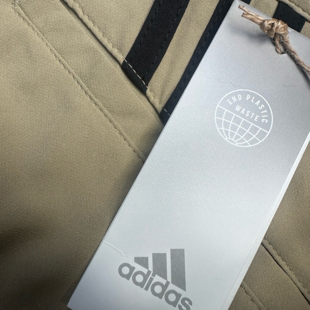 Adidas Golf Pants Mens 36x32 HG8843 Hemp Khaki Business Casual Activewear Golfer - Picture 5 of 5